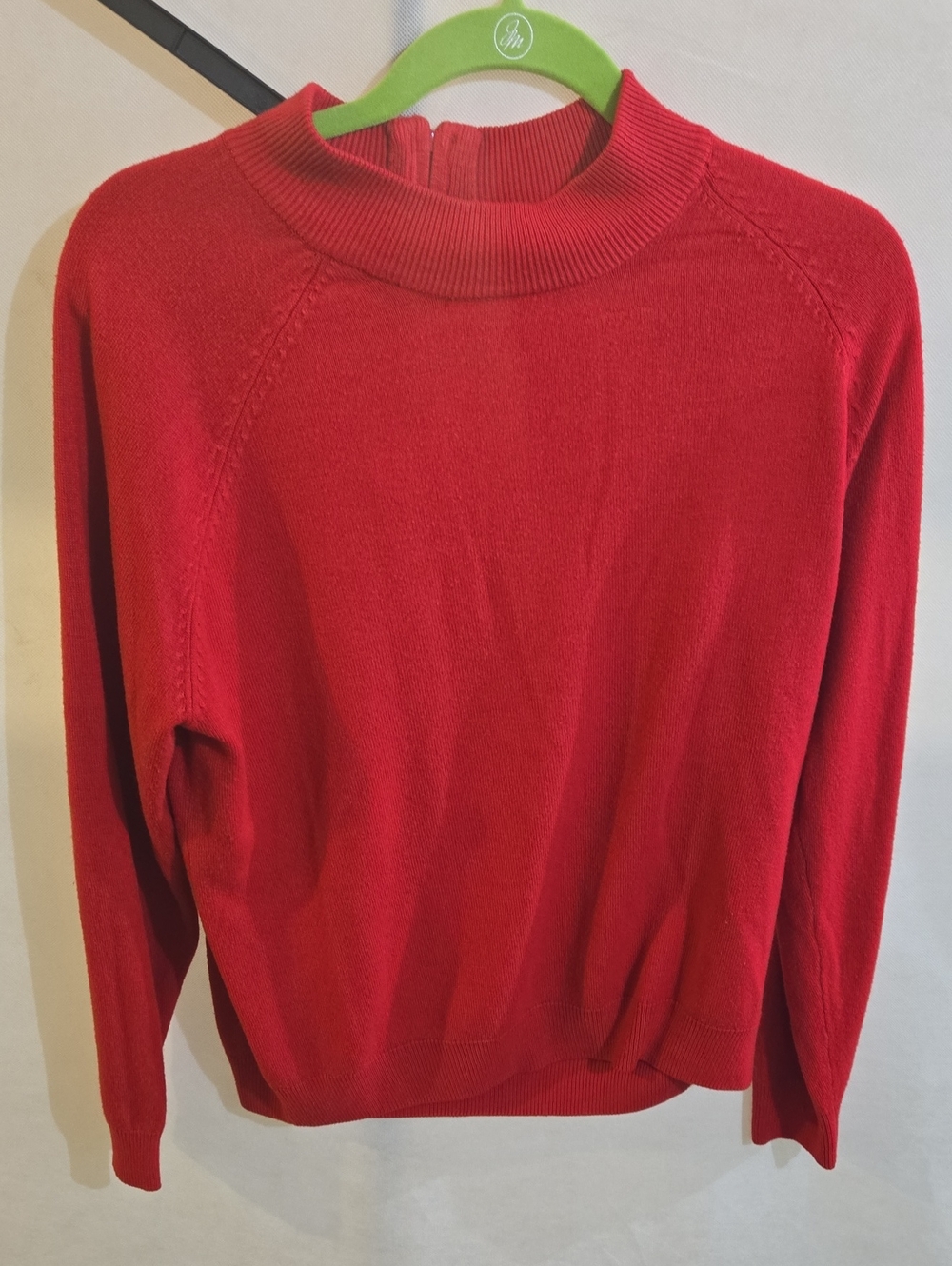 Women’s Red Crewneck Sweater - Classic Knit